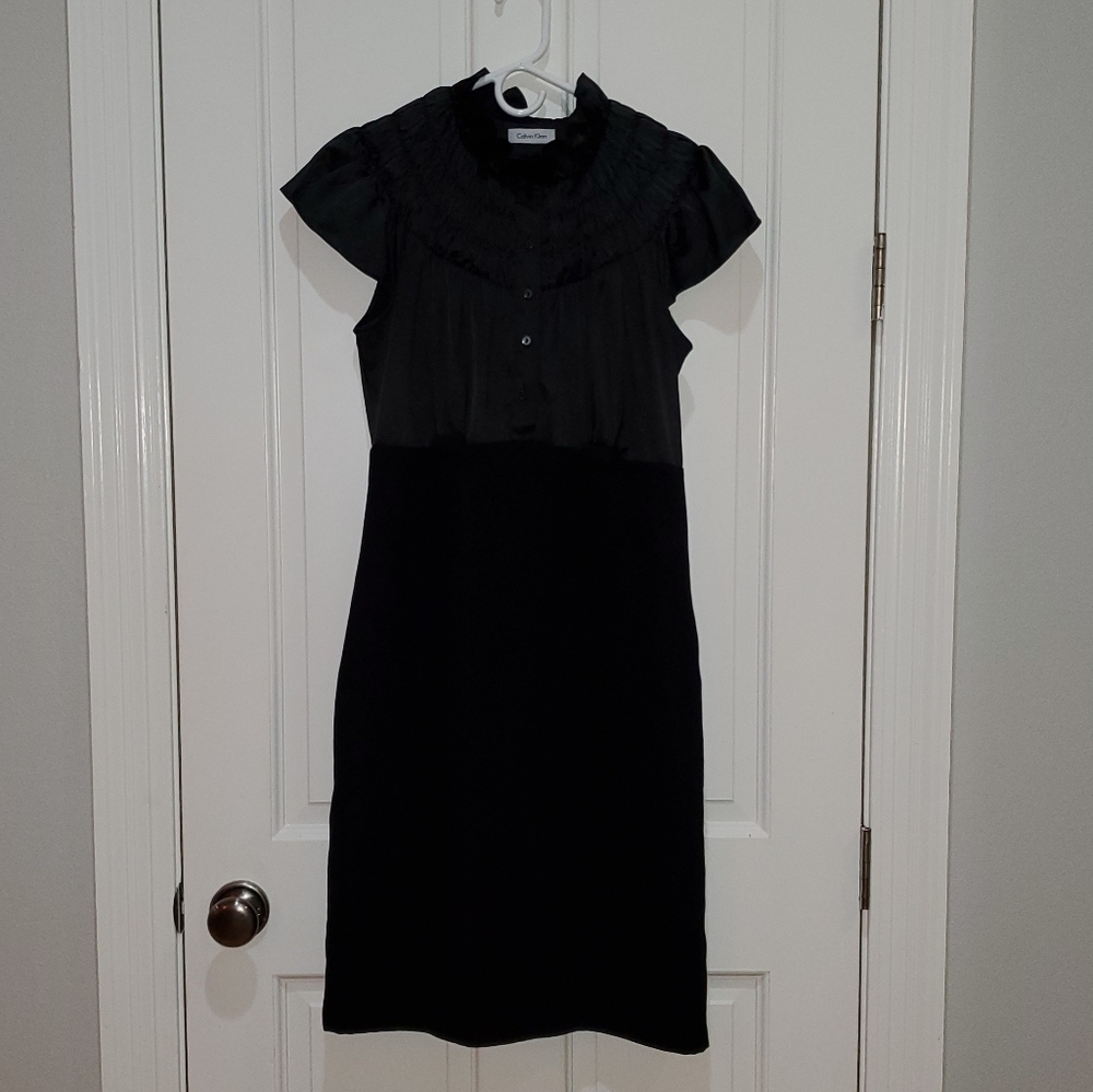 Calvin Klein Black Vintage Style Dress